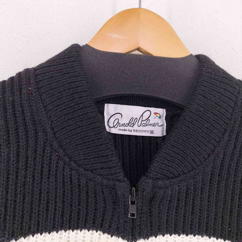 アーノルドパーマー Arnold Palmer 80-90s レナウン アクリルウールニットブルゾン メンズ JPN:M
