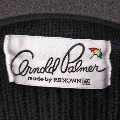 アーノルドパーマー Arnold Palmer 80-90s レナウン アクリルウールニットブルゾン メンズ JPN:M