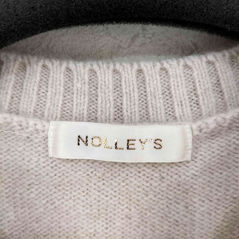 ノーリーズ NOLLEY’S カシミヤ混 ウールニットワンピース レディース JPN:38