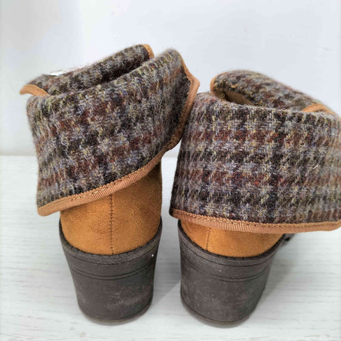 ハリスツイード Harris Tweed ツイードヒールチャッカブーツ レディース JPN:S