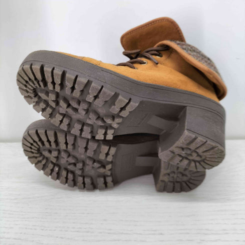 ハリスツイード Harris Tweed ツイードヒールチャッカブーツ レディース JPN:S