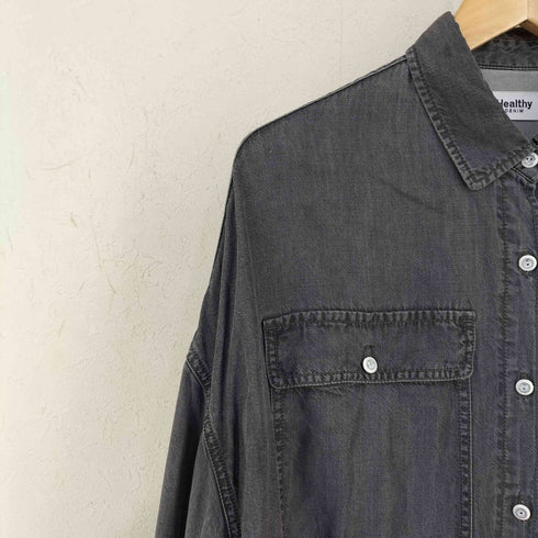 ヘルシーデニム Healthy denim Almond Long Shirt レディース JPN:1