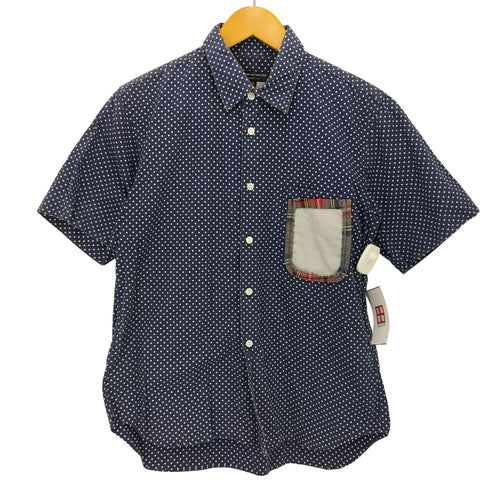 コムデギャルソンオムプリュス COMME des GARCONS HOMME PLUS AD2009 Random Collage期 ドット柄シャツ メンズ XS
