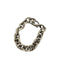 meian sterling silver fat chain bracelet メンズ
