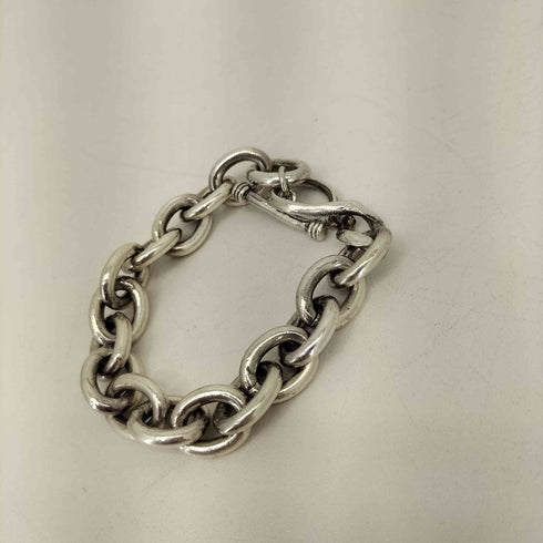 meian sterling silver fat chain bracelet メンズ