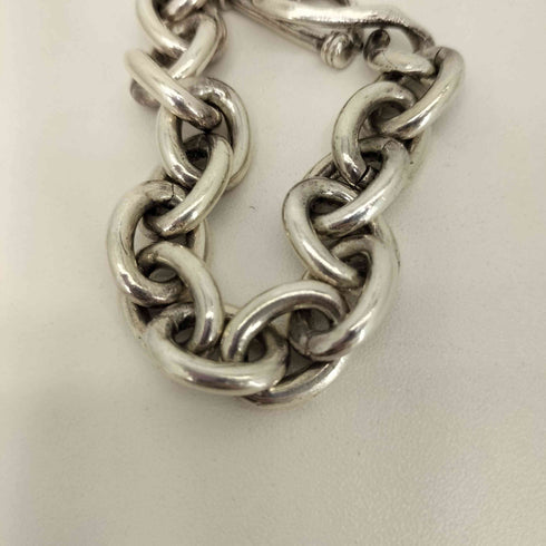 meian sterling silver fat chain bracelet メンズ