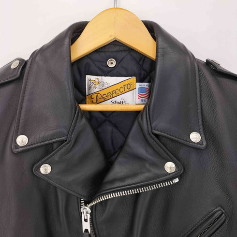 パーフェクトバイショット Perfecto by Schott MADE IN USA 618 RIDERS メンズ US 46