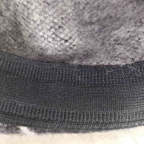 ヴィヴィアンウエストウッド Vivienne Westwood アンゴラ混 チェック柄ニット帽 レディース S~M