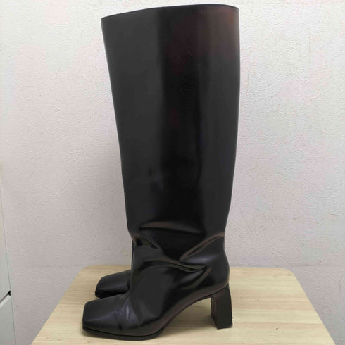 エイチアンドエム H&M STUDIO A/W2020 レイヤードレザーロングブーツ レディース 39