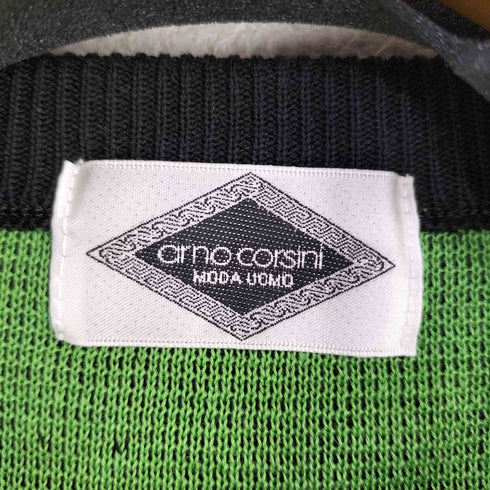 arno corsi メッシュドッキングニット メンズ