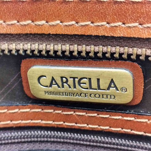 CARTELLA 本革 レザー クラッチバッグ メンズ