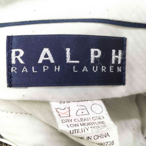 ラルフローレン RALPH LAUREN 千鳥格子 2タック スラックス パンツ ユニセックス メンズ 38W 29L