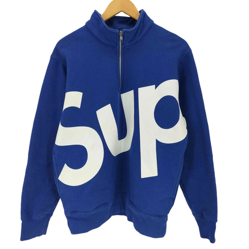 シュプリーム Supreme 15AW BIG Sup Logo Half Zip Pullover メンズ import:M