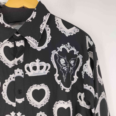 総柄 L/S シャツ メンズ