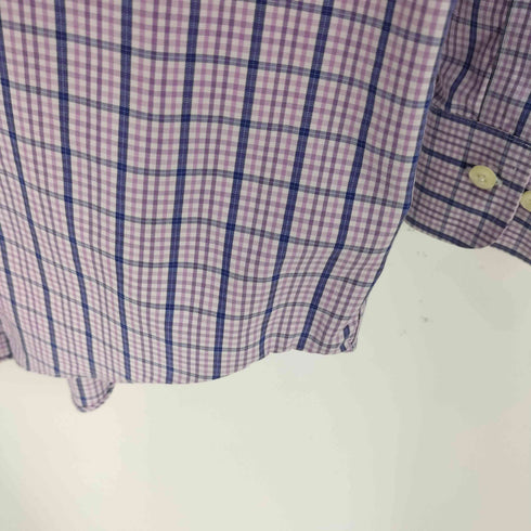 ブルックスブラザーズ 346 BROOKS BROTHERS 90s ワンポイント ボタンダウンチェックシャツ メンズ import:L
