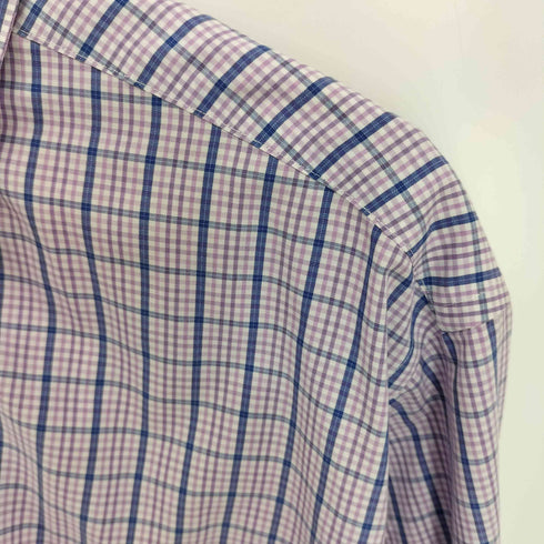 ブルックスブラザーズ 346 BROOKS BROTHERS 90s ワンポイント ボタンダウンチェックシャツ メンズ import:L