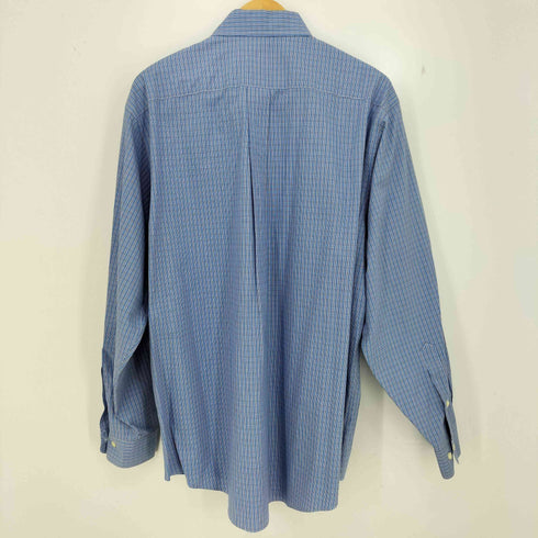 ブルックスブラザーズ 346 BROOKS BROTHERS 90s ワンポイント ボタンダウンチェックシャツ メンズ import:L