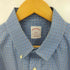 ブルックスブラザーズ 346 BROOKS BROTHERS 90s ワンポイント ボタンダウンチェックシャツ メンズ import:L