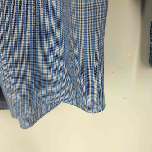 ブルックスブラザーズ 346 BROOKS BROTHERS 90s ワンポイント ボタンダウンチェックシャツ メンズ import:L