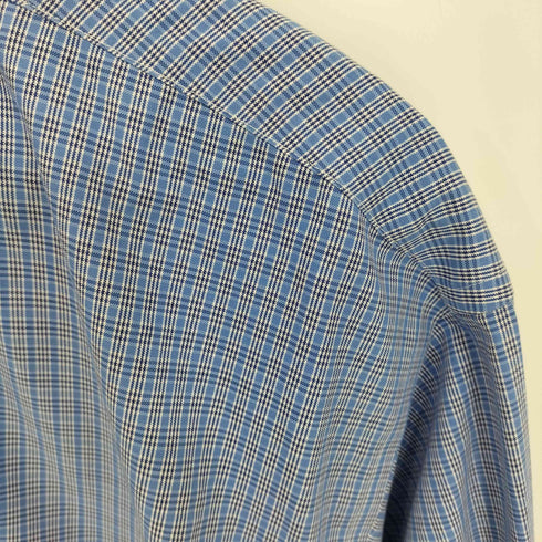 ブルックスブラザーズ 346 BROOKS BROTHERS 90s ワンポイント ボタンダウンチェックシャツ メンズ import:L