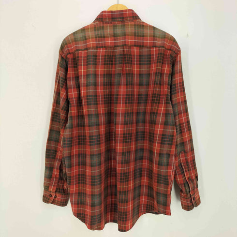 ブルックスブラザーズ BROOKS BROTHERS コットンウール ボタンダウンチェックシャツ メンズ import:L