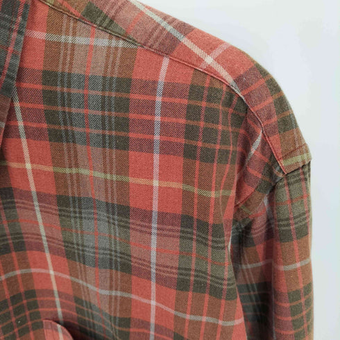 ブルックスブラザーズ BROOKS BROTHERS コットンウール ボタンダウンチェックシャツ メンズ import:L