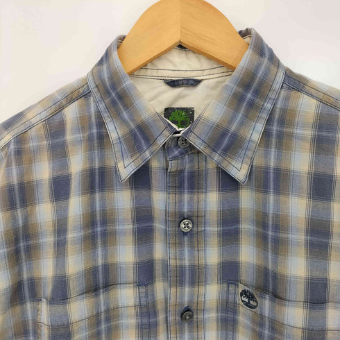 ティンバーランド Timberland 00s レギュラーカラー オンブレチェック シャツ メンズ import:M