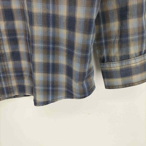 ティンバーランド Timberland 00s レギュラーカラー オンブレチェック シャツ メンズ import:M
