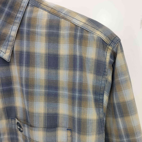ティンバーランド Timberland 00s レギュラーカラー オンブレチェック シャツ メンズ import:M