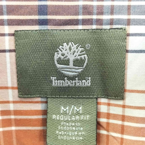 ティンバーランド Timberland レギュラーカラー チェックシャツ メンズ import:M