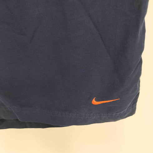ナイキ NIKE 00s ロゴ刺繍 サイドライン ハーフパンツ バスパン メンズ JPN:L