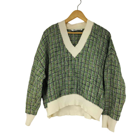 ザラ ZARA Vネックニット レディース US M