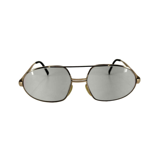 VIENNALINE 60S 12KGF 12金張り オーストリア製 ダブルブリッジ 眼鏡 メンズ 130-5