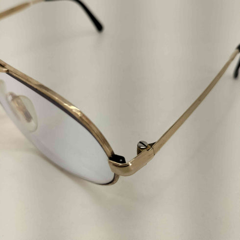 VIENNALINE 60S 12KGF 12金張り オーストリア製 ダブルブリッジ 眼鏡 メンズ 130-5