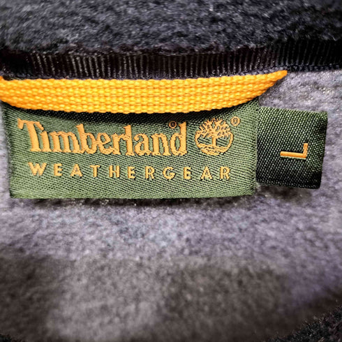 ティンバーランド Timberland 90s WEATHERGEAR 裾ドローコード ジップアップフリース メンズ import:L