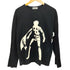 ヨウジヤマモトプールオム Yohji Yamamoto POUR HOMME 前面プリント クルーネック ロングスリーブTシャツ メンズ JPN:3