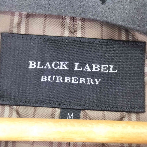 バーバリーブラックレーベル BURBERRY BLACK LABEL ウールピーコート メンズ JPN:M