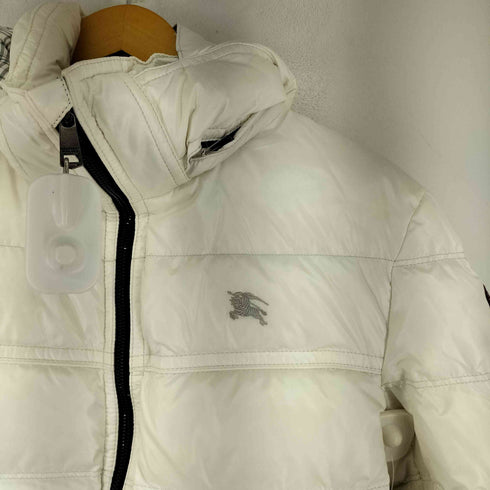 バーバリーブラックレーベル BURBERRY BLACK LABEL ホワイトグースダウンジャケット メンズ JPN:M