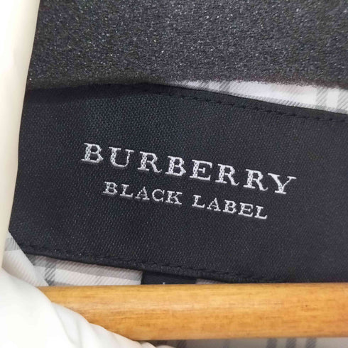バーバリーブラックレーベル BURBERRY BLACK LABEL ホワイトグースダウンジャケット メンズ JPN:M