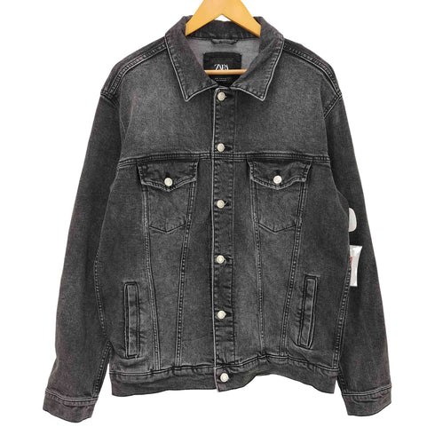 ザラ ZARA BASIC DENIM JACKET メンズ M
