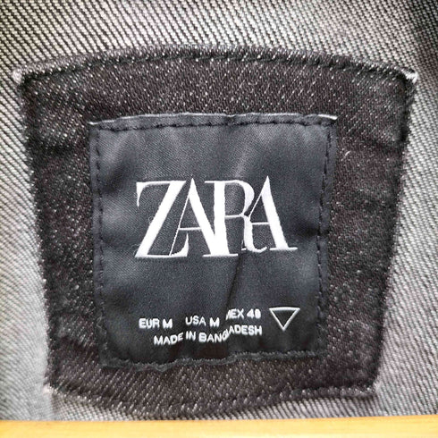ザラ ZARA BASIC DENIM JACKET メンズ M
