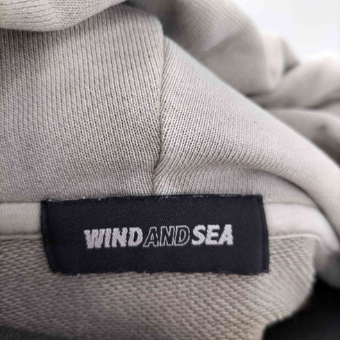ウィンダンシー WIND AND SEA 無地プルオーバーパーカー メンズ