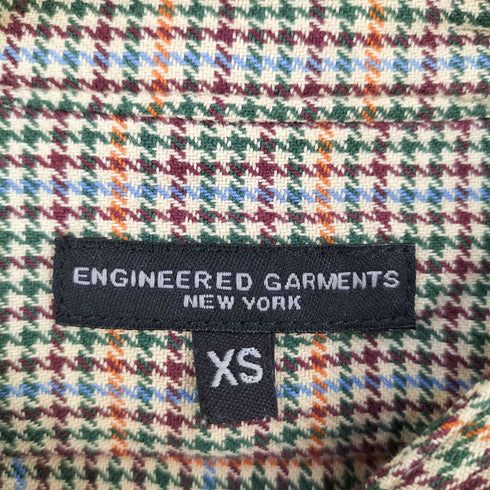 エンジニアードガーメンツ Engineered Garments BANDED COLLAR SHIRT-HT PLAID メンズ JPN:XS