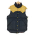 ロッキーマウンテンフェザーベッド Rocky Mountain FeatherBed ウエスタンレザー切替 ダウンベスト メンズ US:36