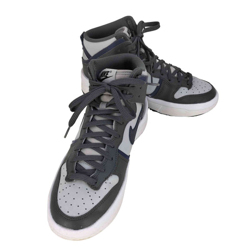 ナイキ NIKE Dunk High UP Iron Gray Mid Night Navy ダンク ハイ アップ アイアングレー ミッドナイトネイビー レディース JPN:25