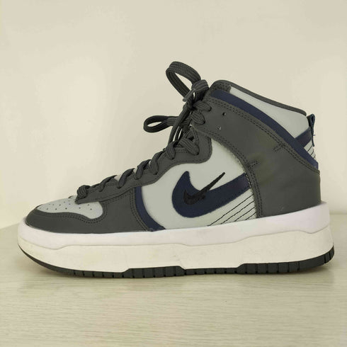 ナイキ NIKE Dunk High UP Iron Gray Mid Night Navy ダンク ハイ アップ アイアングレー ミッドナイトネイビー レディース JPN:25