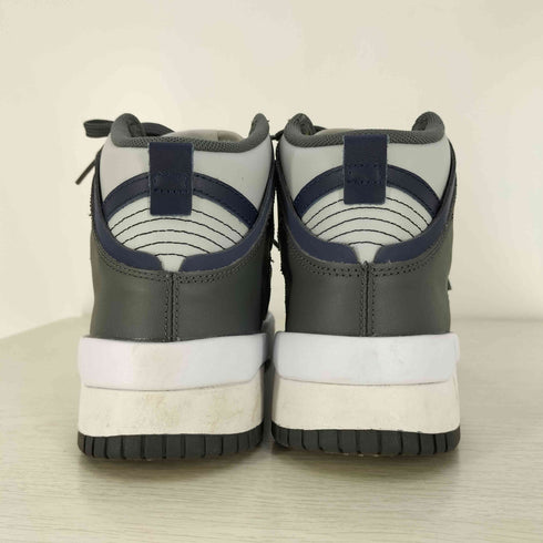 ナイキ NIKE Dunk High UP Iron Gray Mid Night Navy ダンク ハイ アップ アイアングレー ミッドナイトネイビー レディース JPN:25