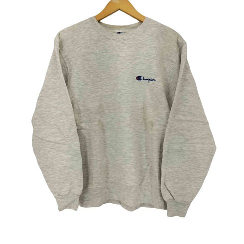 チャンピオン Champion USA製 青タグ 刺繍ロゴトレーナー メンズ import:L
