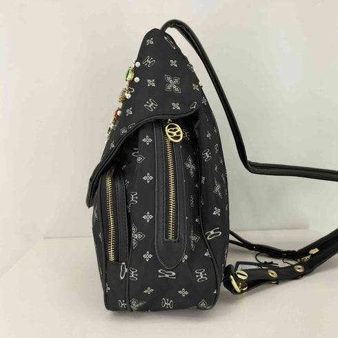 サボイ SAVOY 2WAYフラワーモノグラムショルダーバッグ レディース
