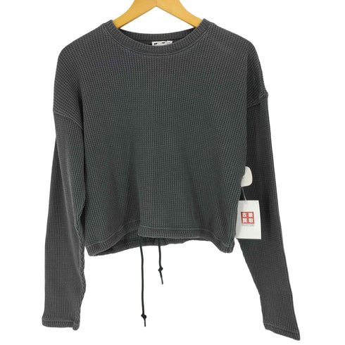 エックスガール X-girl PIGMENT DYED WAFFLE CREW TOP レディース JPN:S